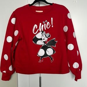 Disneyland Paris Minnie Chic sweatshirt size small
